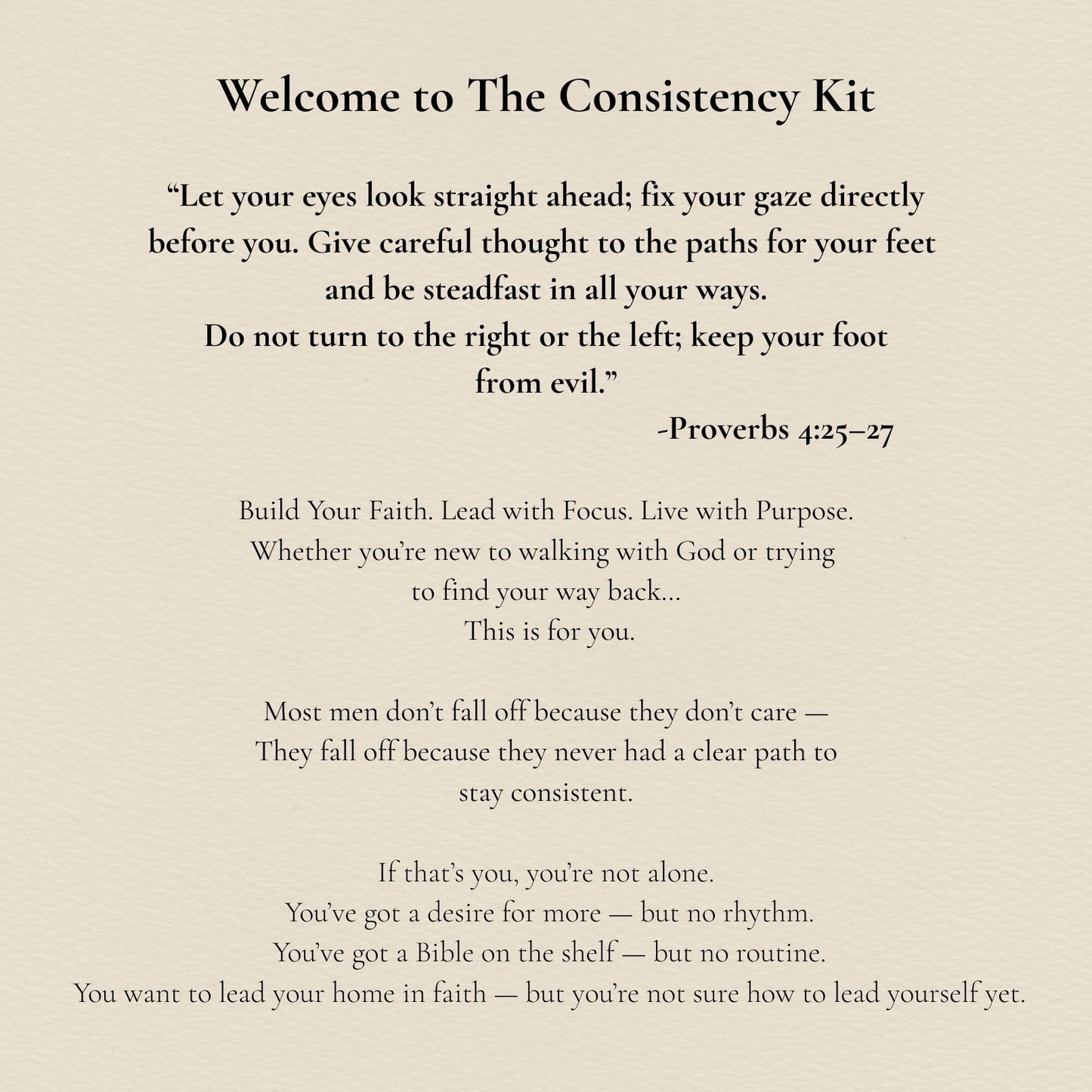 The Consistency Kit